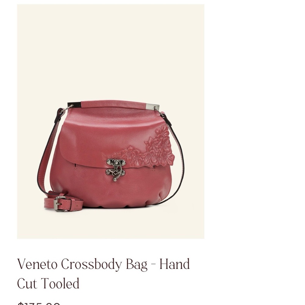 Patricia Nash Veneto Crossbody - Hand  Tooled